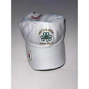 Golf‎ Hat Cap Mens Adjustable Strap Back US Open Erin Hills Clover Ball Marker
